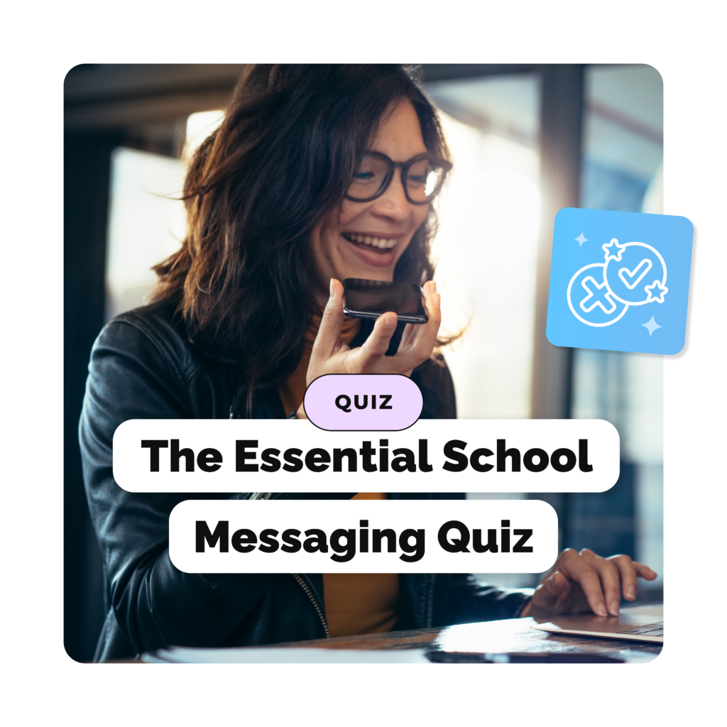 school messaging quiz