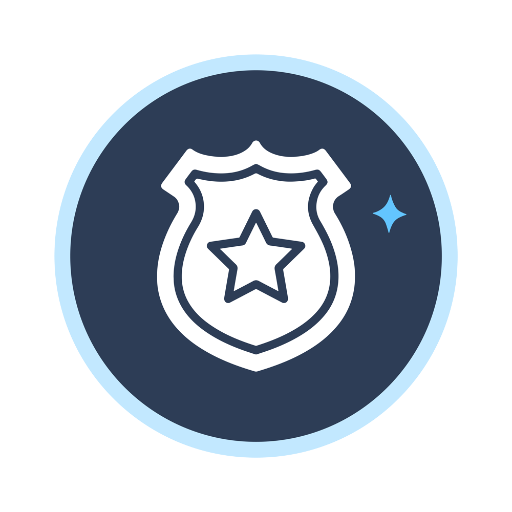 safety badge icon