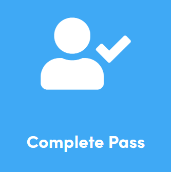 complete pass button