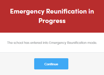 emergency reunification in progress